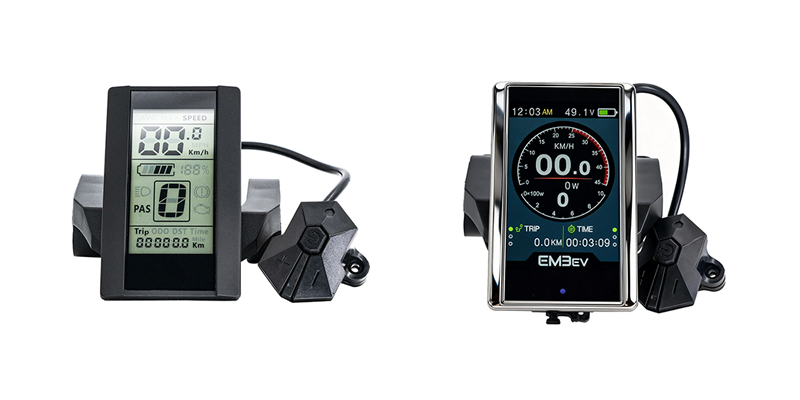 Bafang display replacement parts including C965 LCD display and DCP-14 display for e-bike