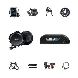 Bafang 48-52V (works with both 13S and 14S batteries) 1000W BBSHD Ebike Kit (~1500W max) Mid Drive Kit With Battery Pack Option