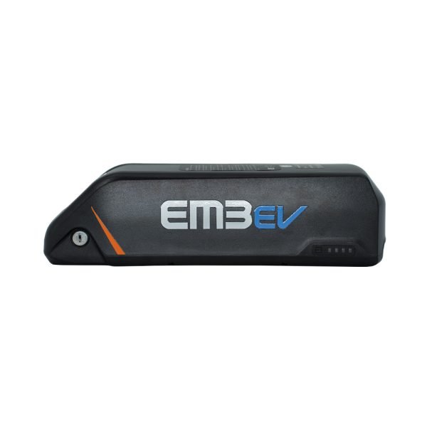 Left View of EM3ev King Shark 1004 36V 20Ah eBike Battery