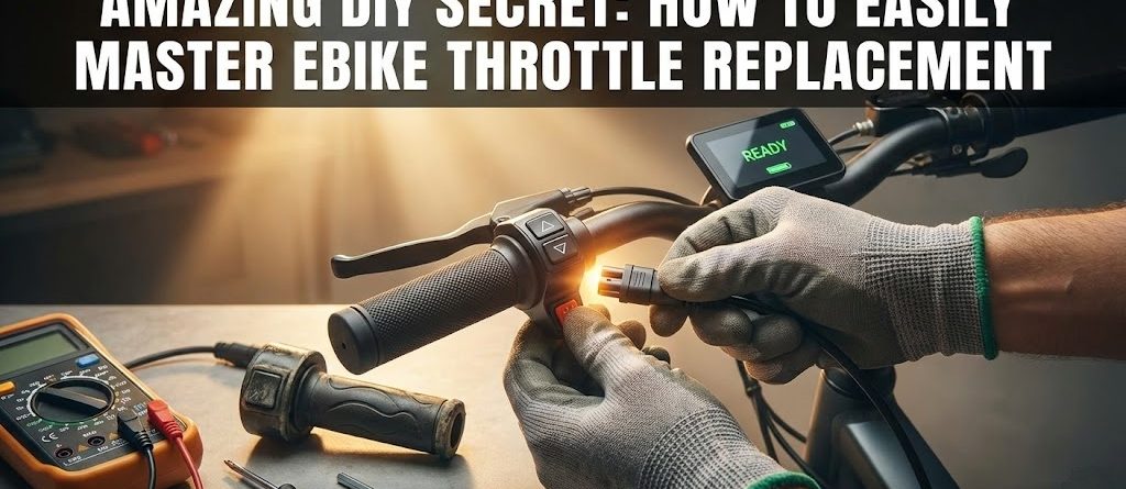 Master Ebike Throttle Replacement