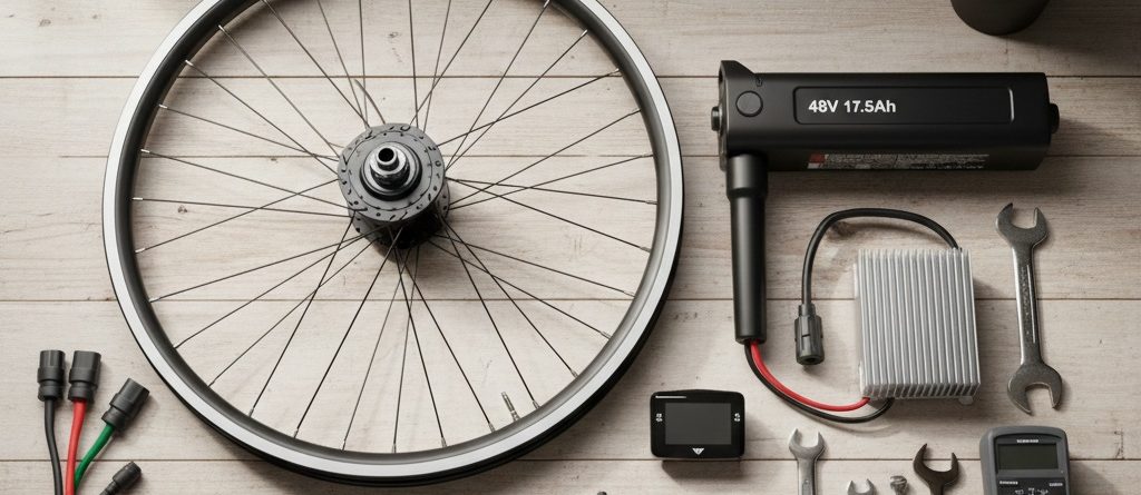 electric bicycle motor kit with battery