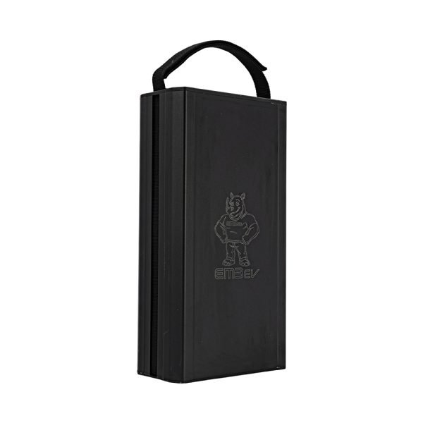 EM3EV Rhino 72V 15Ah ebike battery pack side profile view