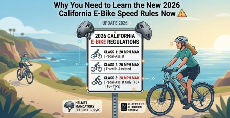 california e bike speed limit changes