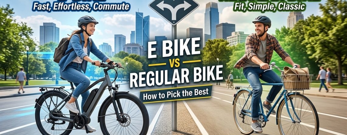 e bike vs regular bike