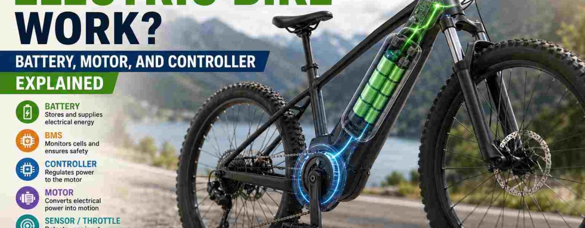 how does an electric bike work battery motor and controller