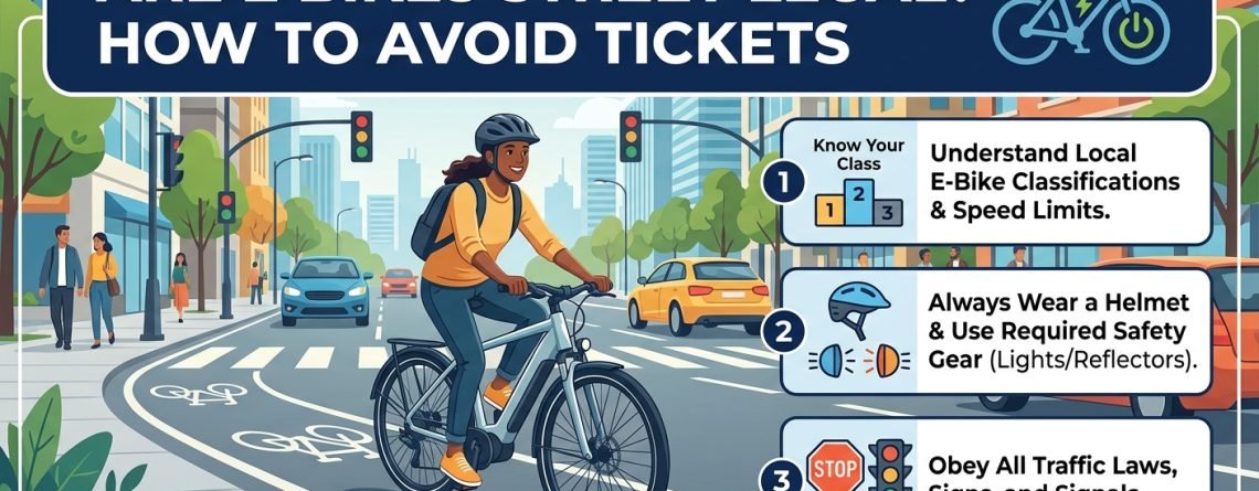 are e bikes street legal