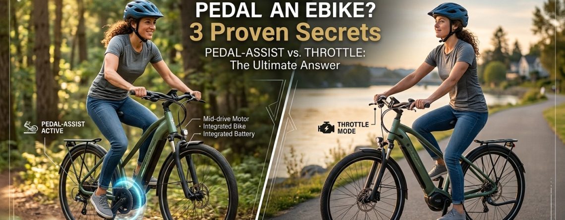 do you have to pedal an ebike